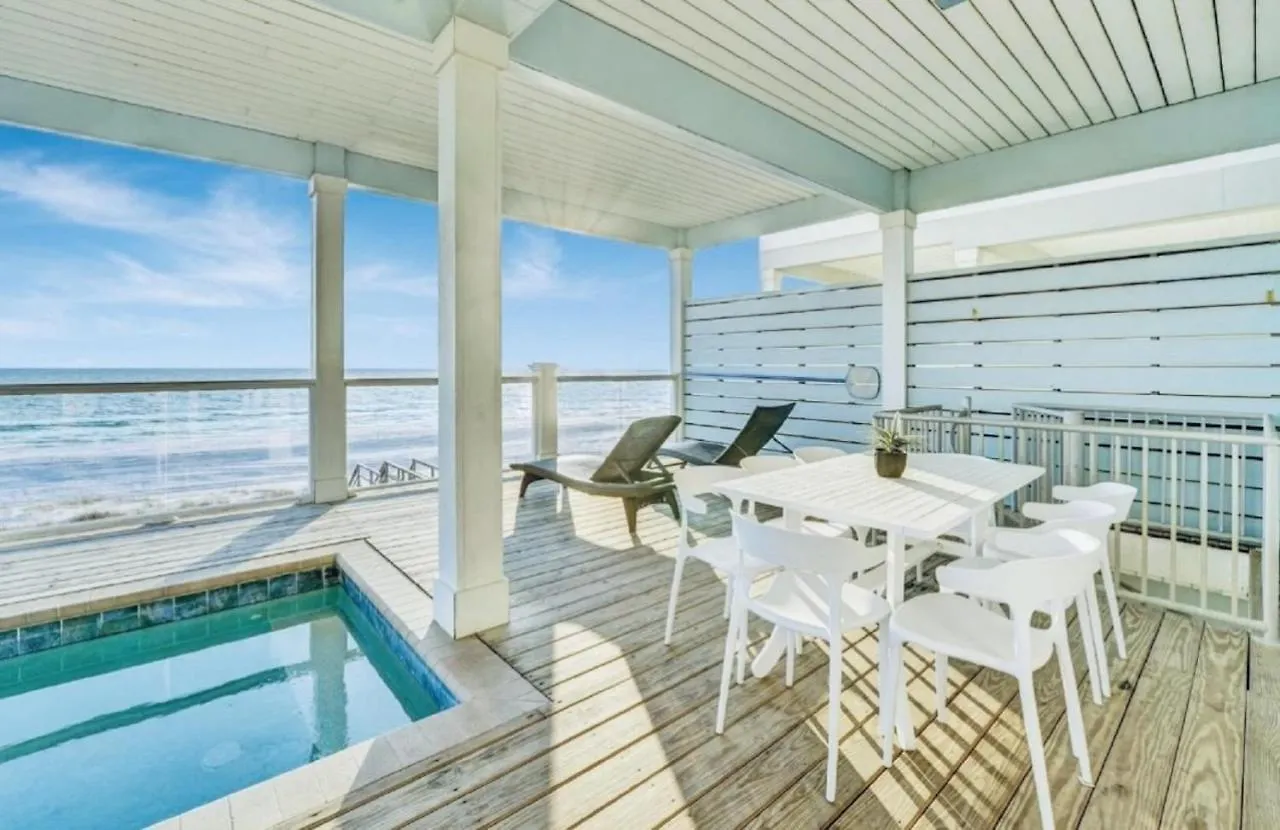 別荘 Freshly Squeezed - Heated Pool! West End! Beachfront!!! パナマシティービーチ